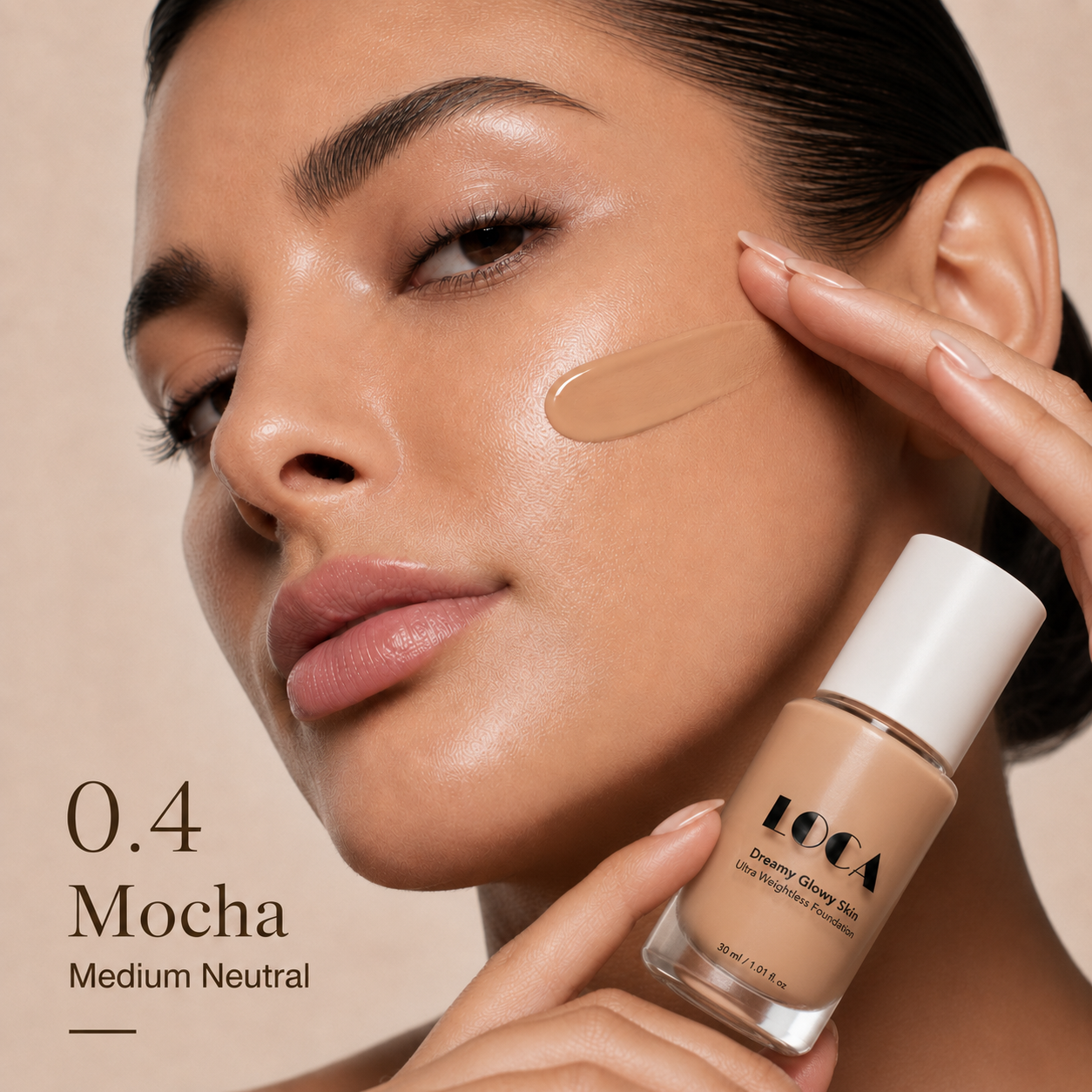 Loca 0.4 Mocha Medium Neutral Foundation 30 mL - 76158
