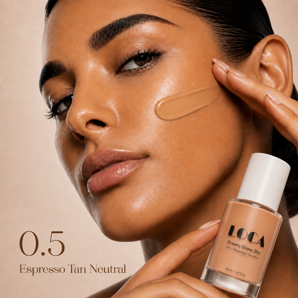 Loca 0.5 Espresso Tan Neutral Foundation 30 mL - 76159