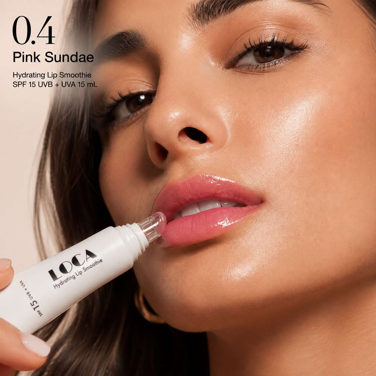 Loca 0.4 Pink Sundae Hydrating Lip Smoothie Spf 15 Uvb + Uva 15 mL - 75887