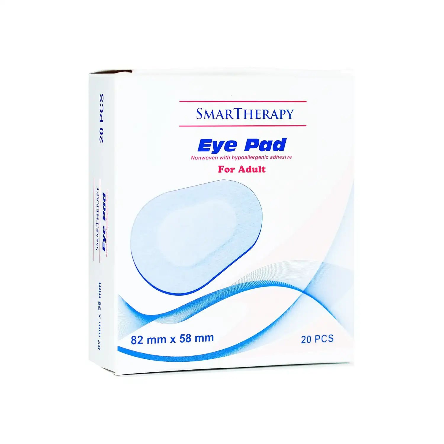 VERONA ADHESIVE EYE PAD ADULT 20 PCS