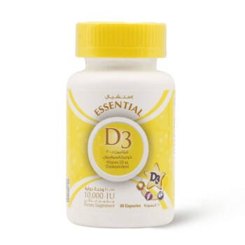 Essential D3 Vitamin D3 10000Iu 60 Cap - 49545