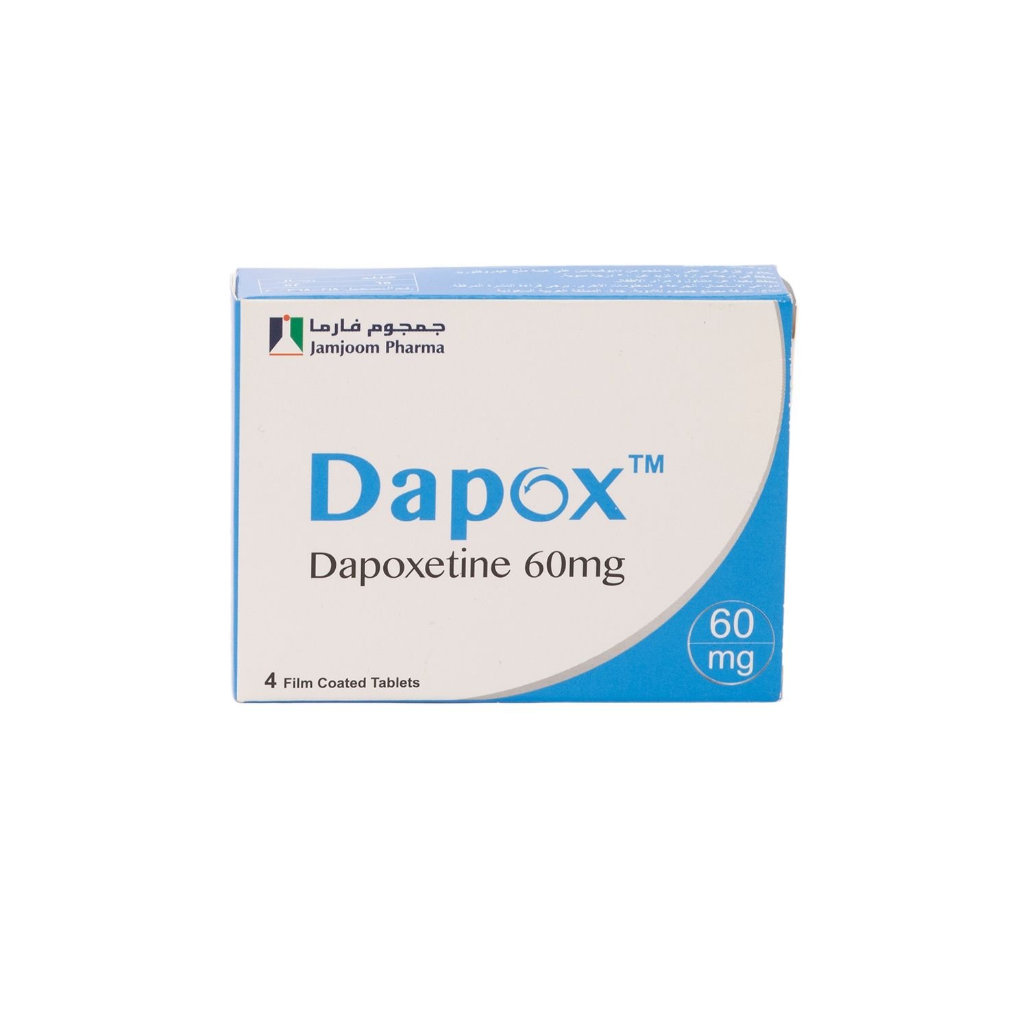 Dapox 60 Mg 4 Tablets - 52378