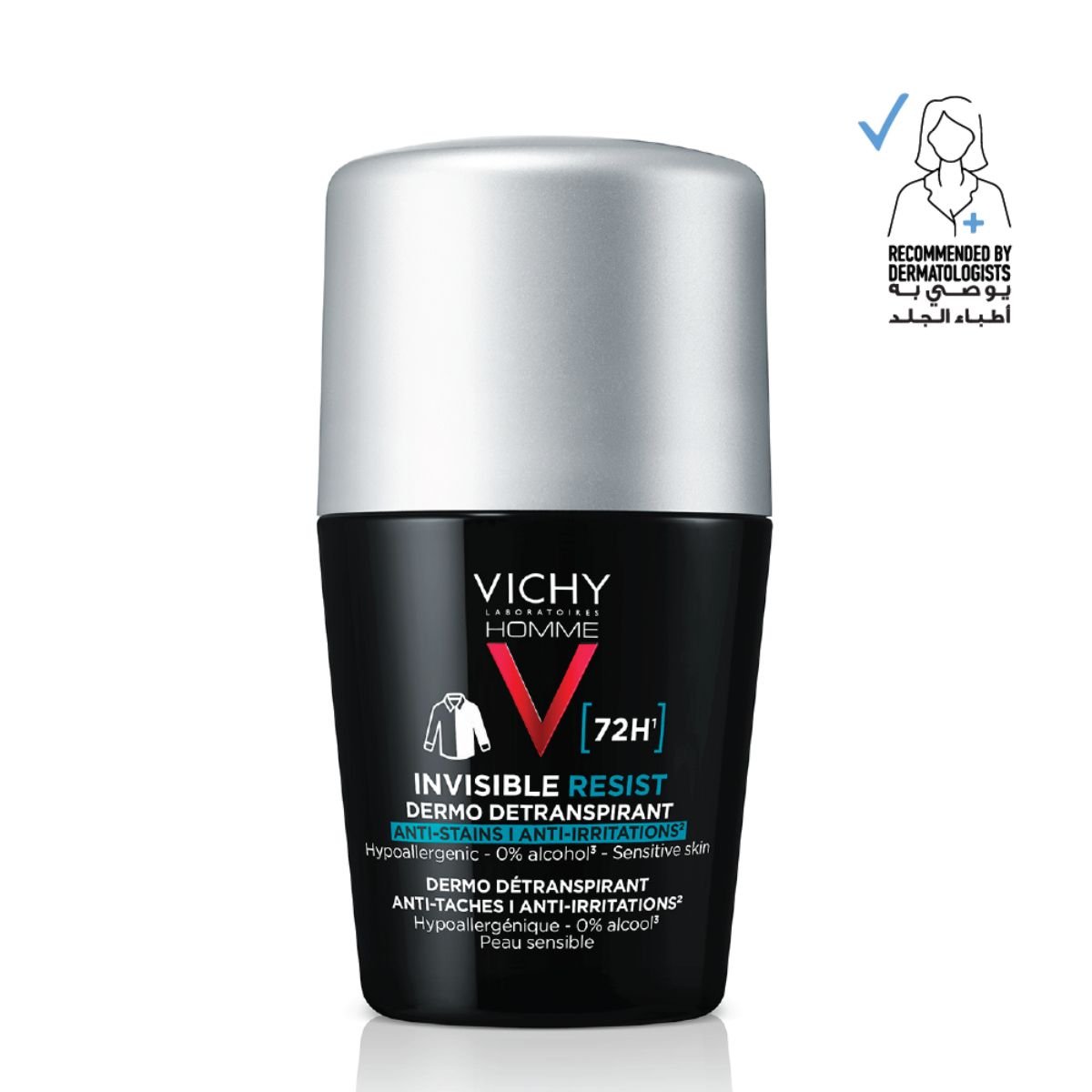 VICHY DEO 72H INVISIBLE RESIST MEN 50 ML
