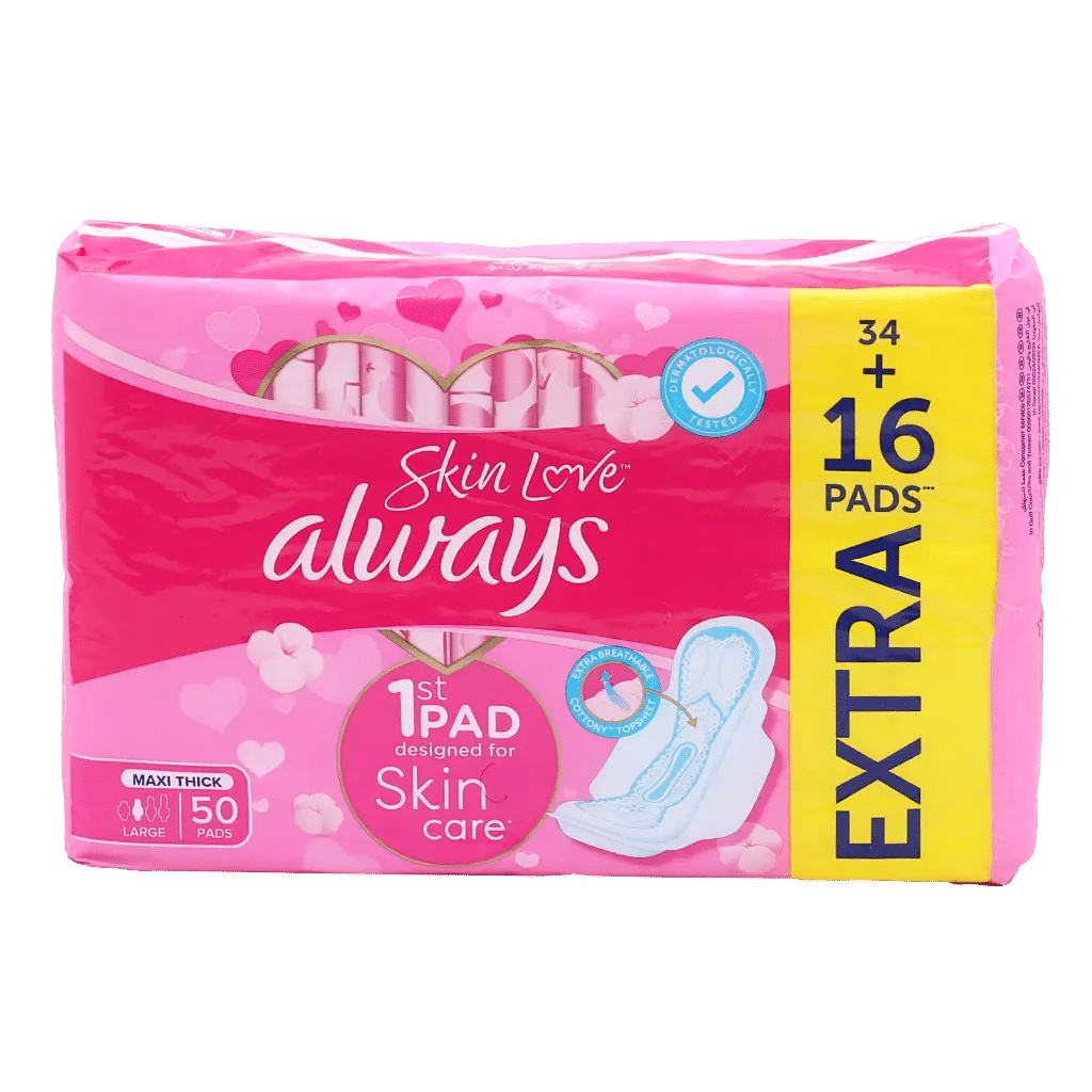 ALWAYS FEM NAPKINS SKIN LOVE 48PCS