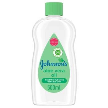 Johnson & Johnson Baby Oil Aloe Vera Oil 500 mL - 53561