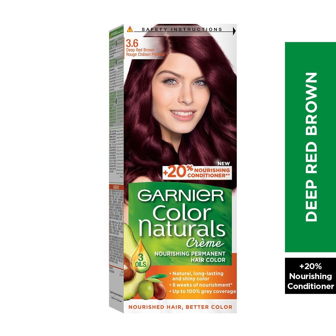 Garnier Color Nat 3.6 Deep Red Brown - 47457