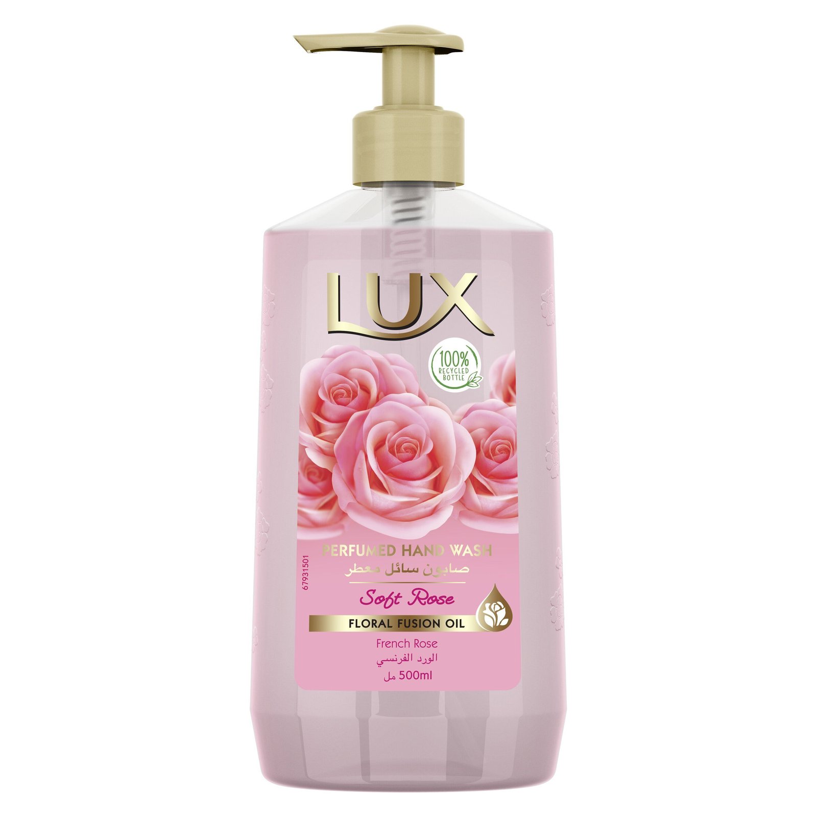 LUX H/W SOFT ROSE 500ML