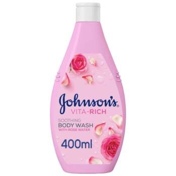 Johnson & Johnson S/g Sooth Rose Water 400 mL - 47486