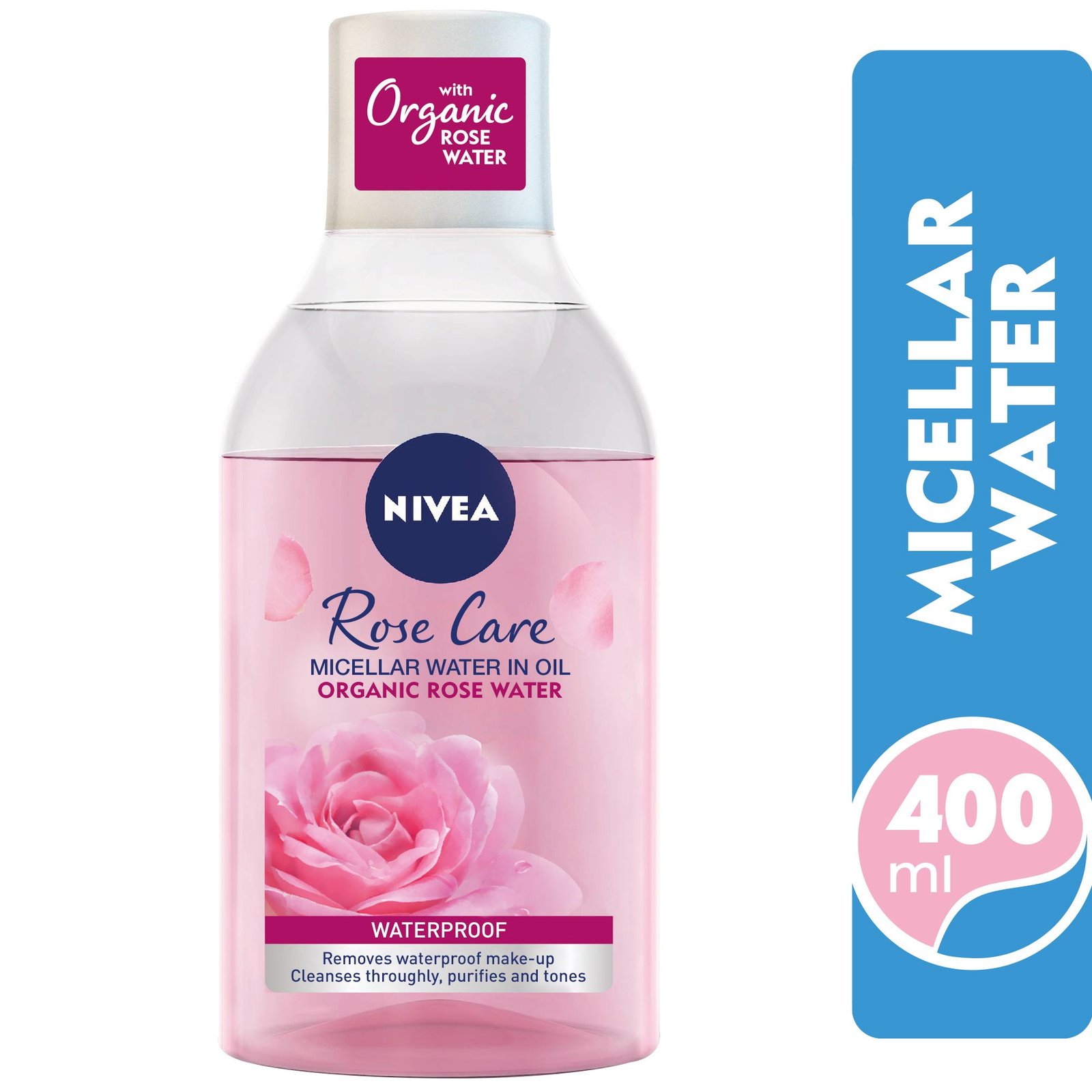 Nivea Micellar Water Rose Water 400 mL - 47646