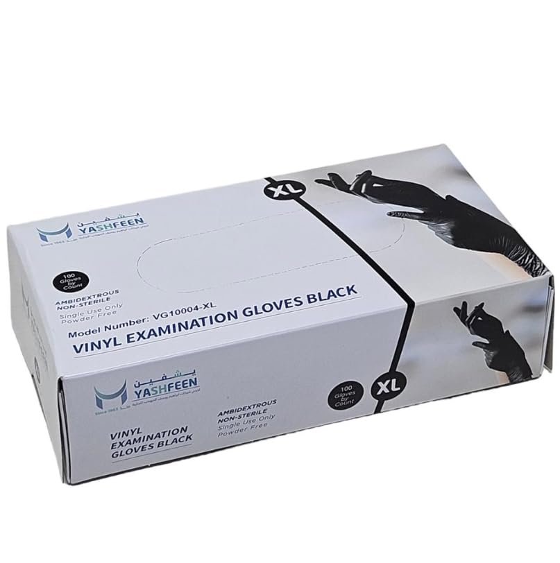 YASHFEEN VINYL GLOVES M SIZE 100