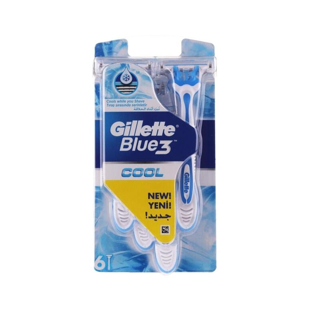 Gillette Blue 3 Cool Razor 6 pcs