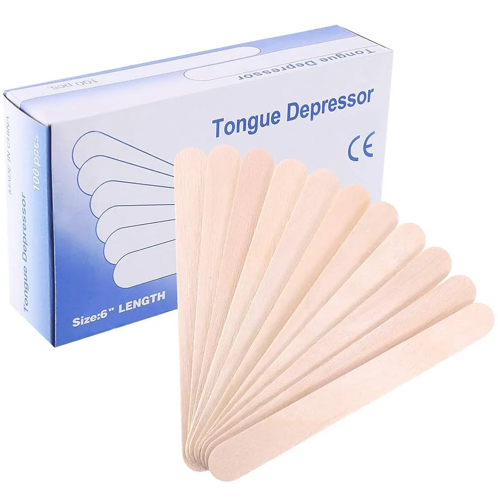 Verona Wooden Tongue Depressor 100 pcs - 55630