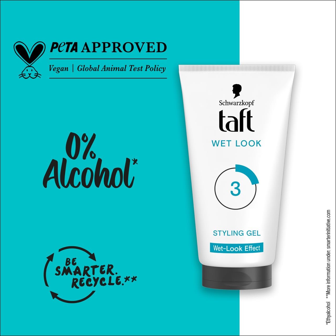 Taft Wet Look Hair Gel 150 mL - 70426