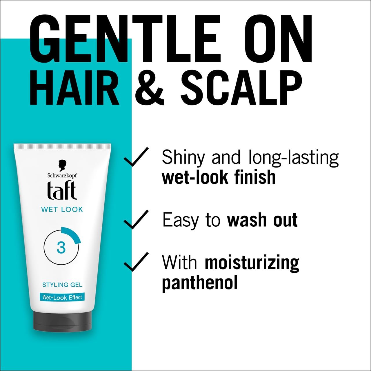 Taft Wet Look Hair Gel 150 mL - 70427