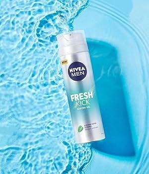Nivea Fresh Kick Shaving Gel 200 mL - 70503