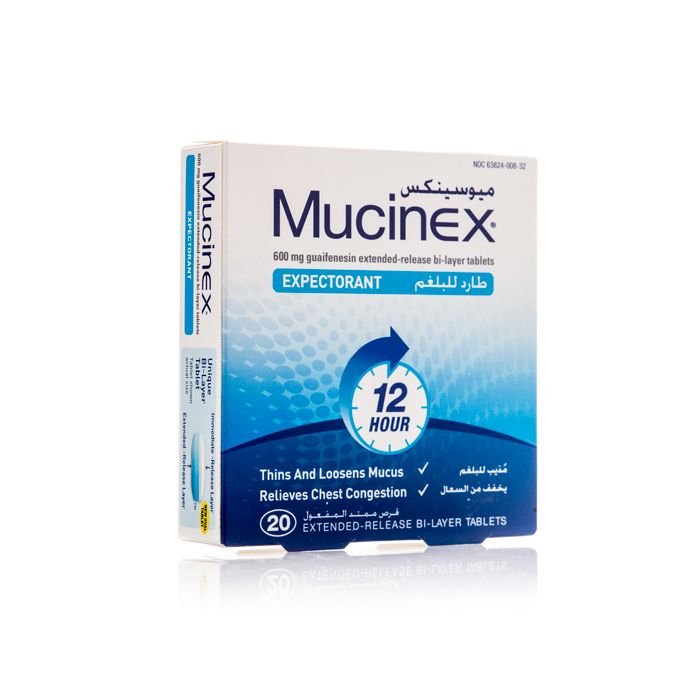 Mucinex 600mg 20 Tablets - 49320