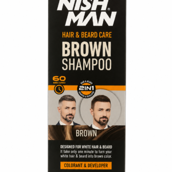 Nishman Hair&beard Dark Shampoonew 400 mL - 75659