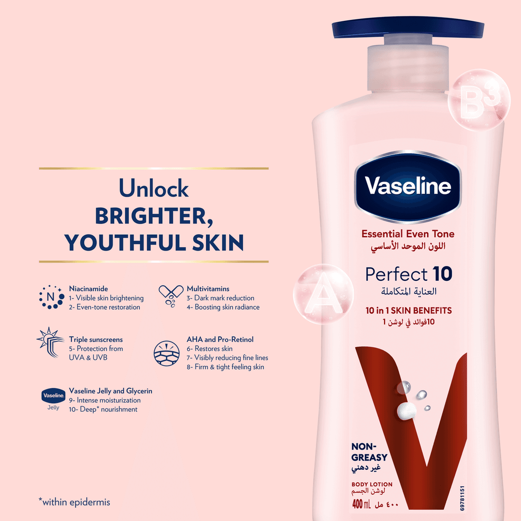 Vaseline Essential Even Tone Body Lotion 400 mL - 70380