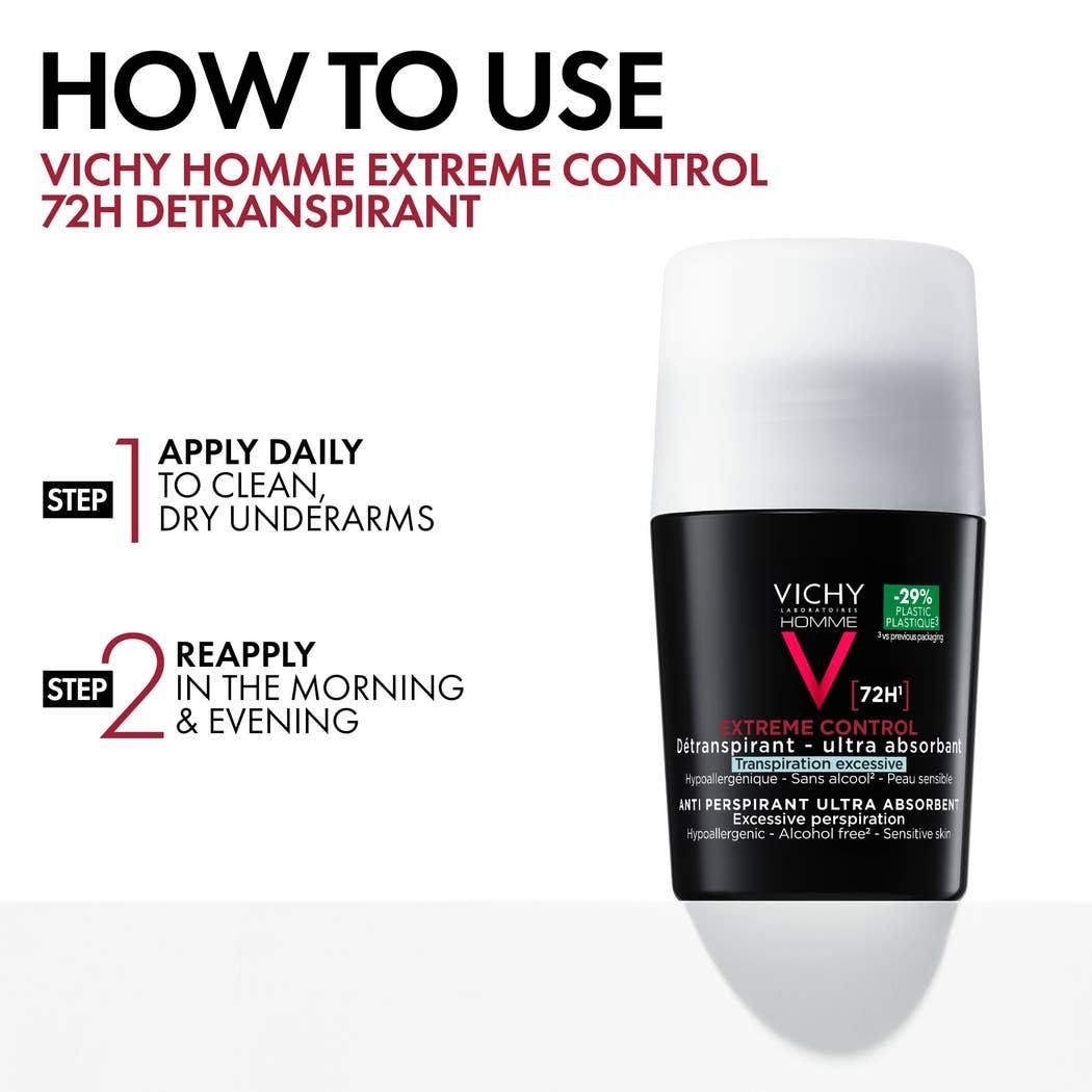 Vichy Deodorant 72h Extreme Control Sensitive Skin Men 50 mL - 73796
