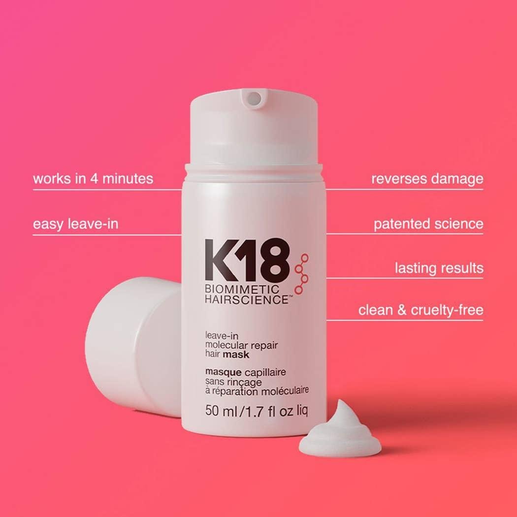 K18 Biomimetic Hairscience Hair Repair Mask 50 mL - 73856