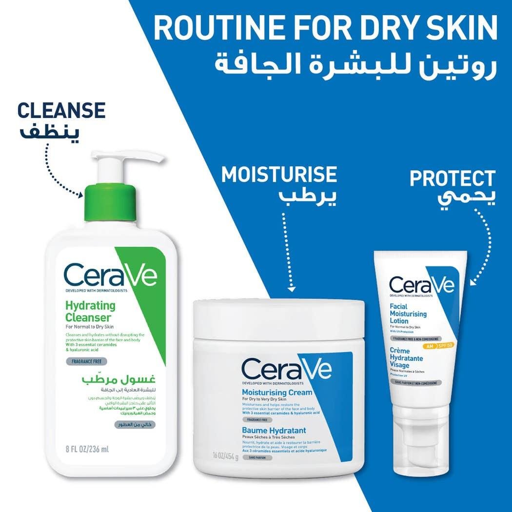 Cerave Hydrating Cleanser 236 mL - 73922