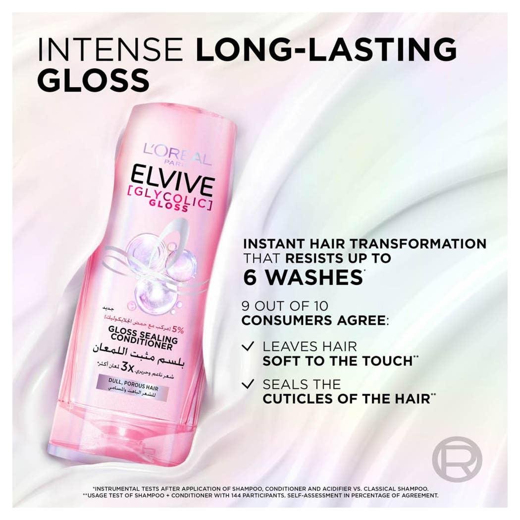 Loreal Paris Elvive Conditioner Glycolic Gloss 360 mL - 71134
