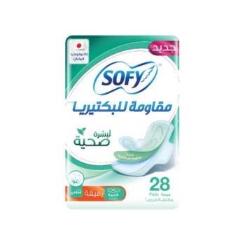 Sofy Antibacterial Slim Large with wings 28 Pads