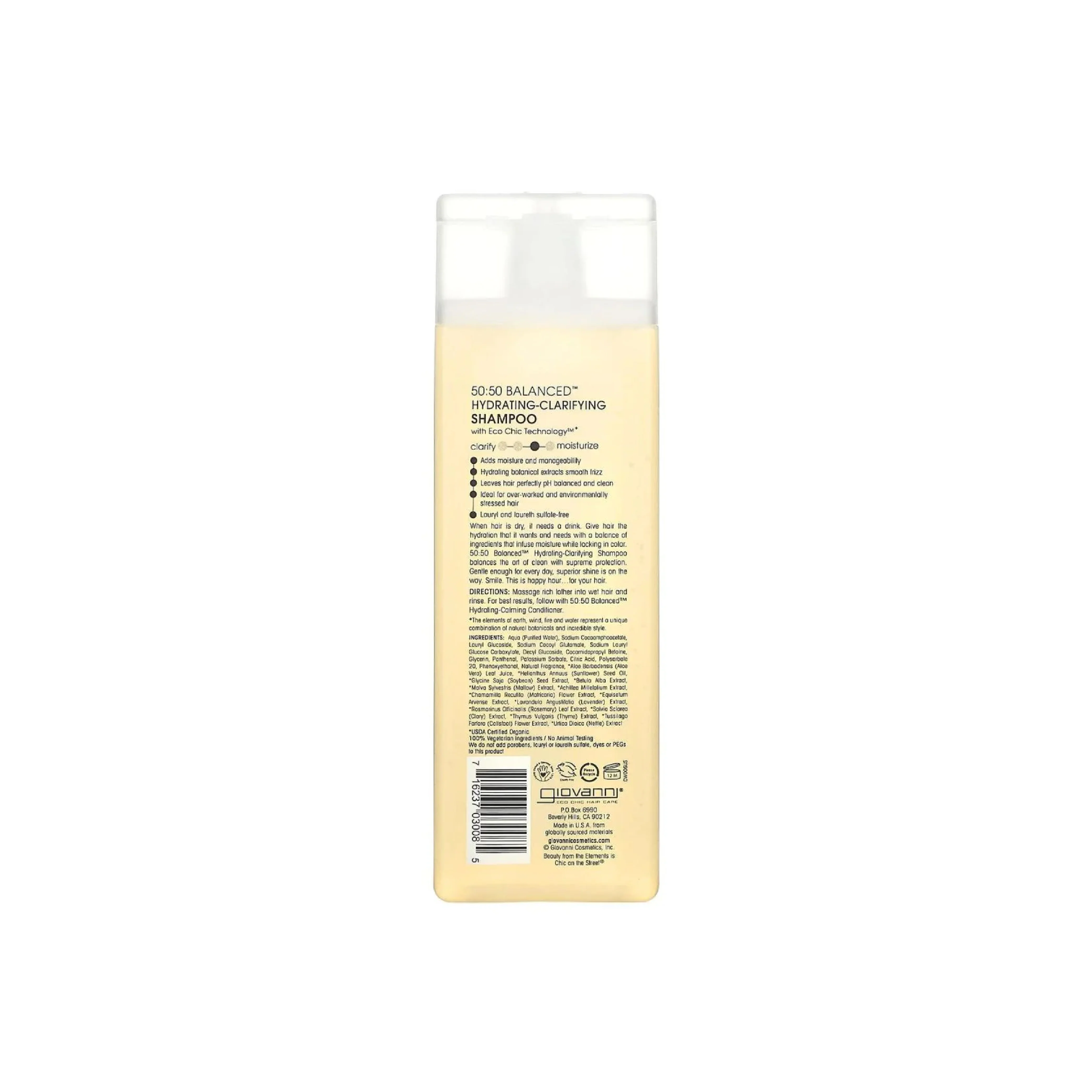 Giovanni 50:50 Balanced Hydrating-clarifying Shampoo 250 mL - 63120