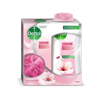 Dettol S/G Fresh With Puff 250Ml