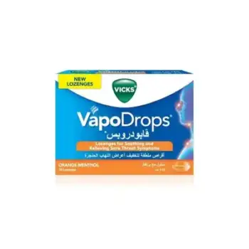 Vicks Vapodrops Orange 16 Lozenges