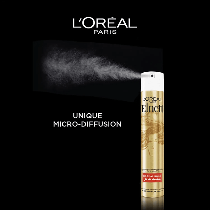 Loreal Elnett Satin Hairspray – Normal Hold (200 Ml) - 69946