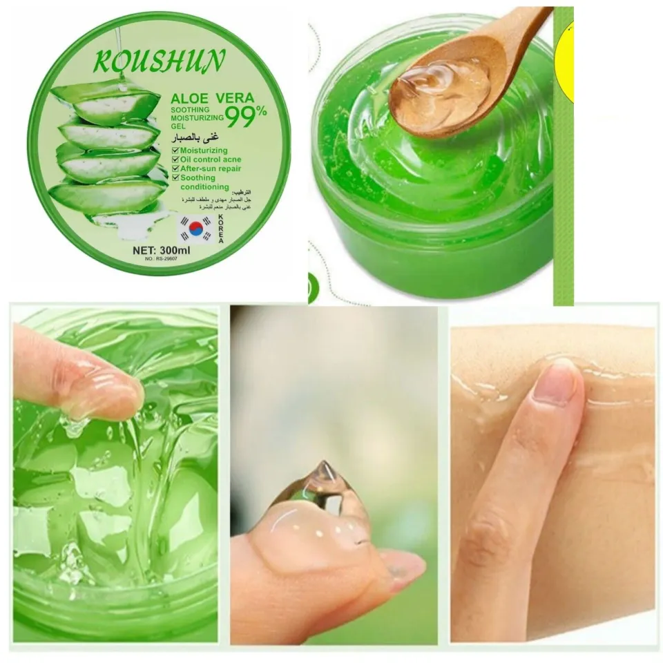 Roushun Aloe Vera Soothing Moisturizing Gel Clear 300 mL - 69693