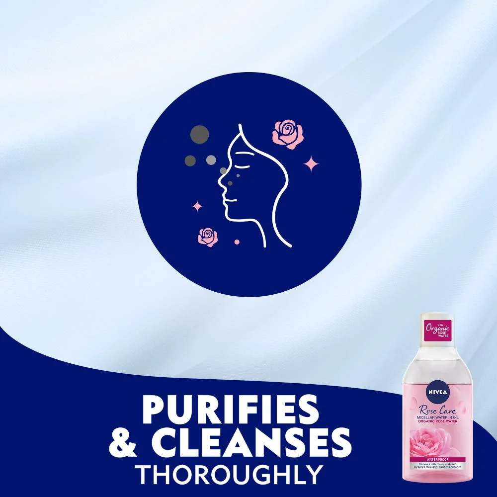 Nivea Rose Care Micellar Water 400Ml - 69474