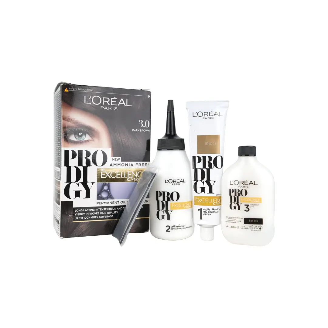 Loreal Oil Hair Color Dark Brown 3.0 - 69609