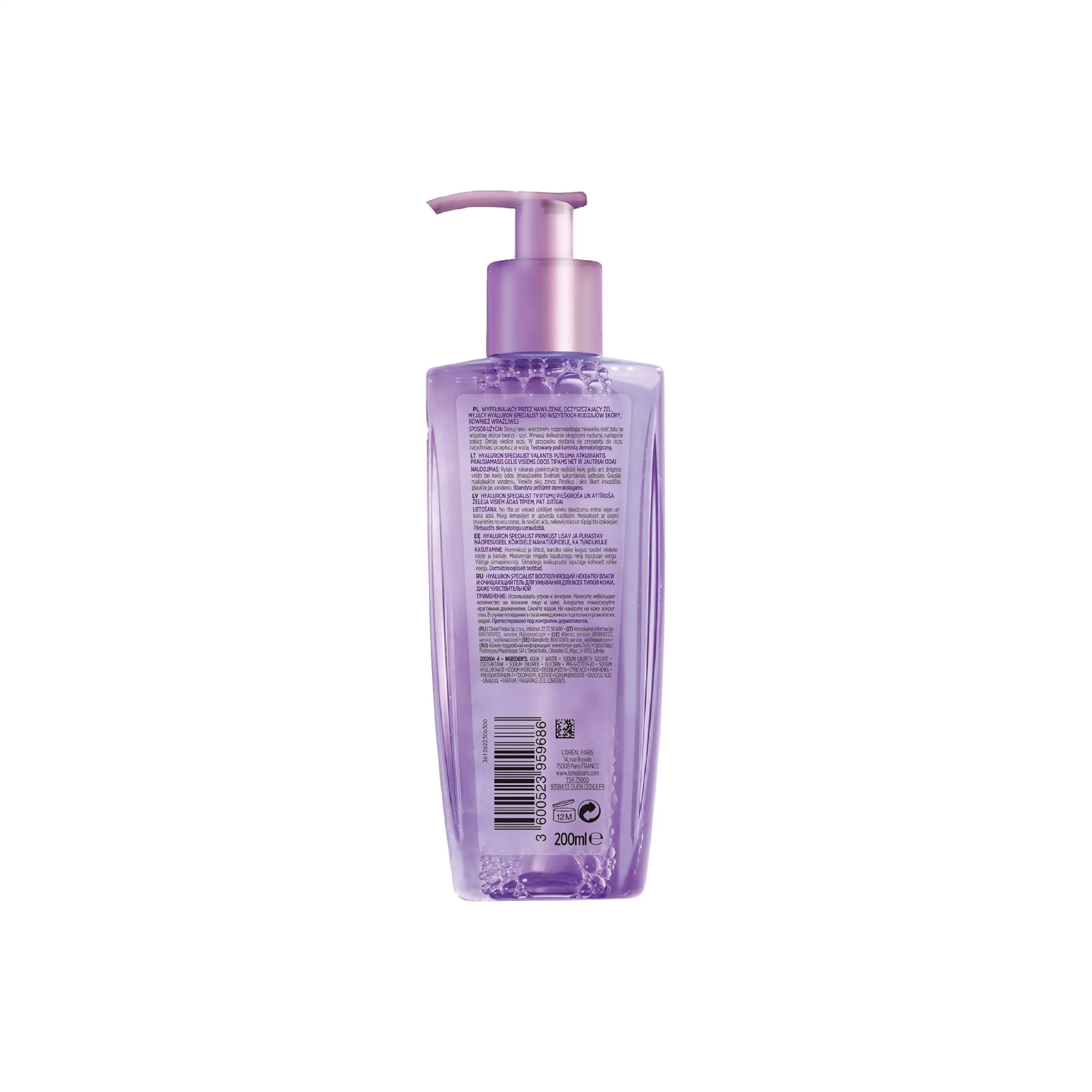 Loreal Ha Gel Wash 200 mL - Image 3