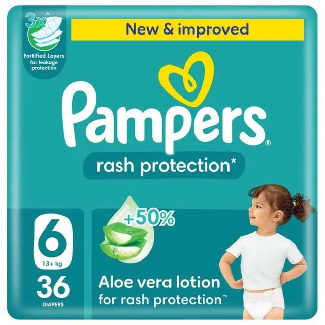 PAMPERS  6 MEGA PACK 36 DIAPERS - 64634