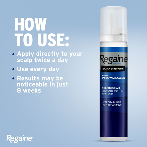 REGAINE FOAM REGROWS HAIR 73 ML - 68824