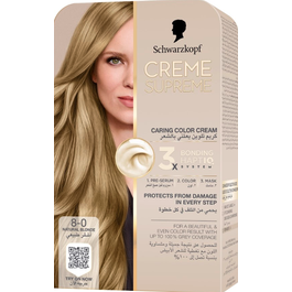 SCHWARZKOPF CREME SUPREME 8-0 NATURAL BLONDE - 65650