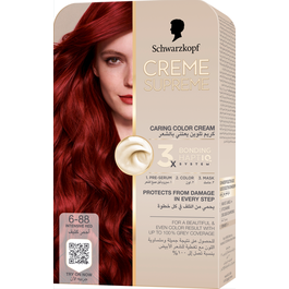 SCHWARZKOPF CREME SUPREME 6-88 INTENSIVE RED - 65646