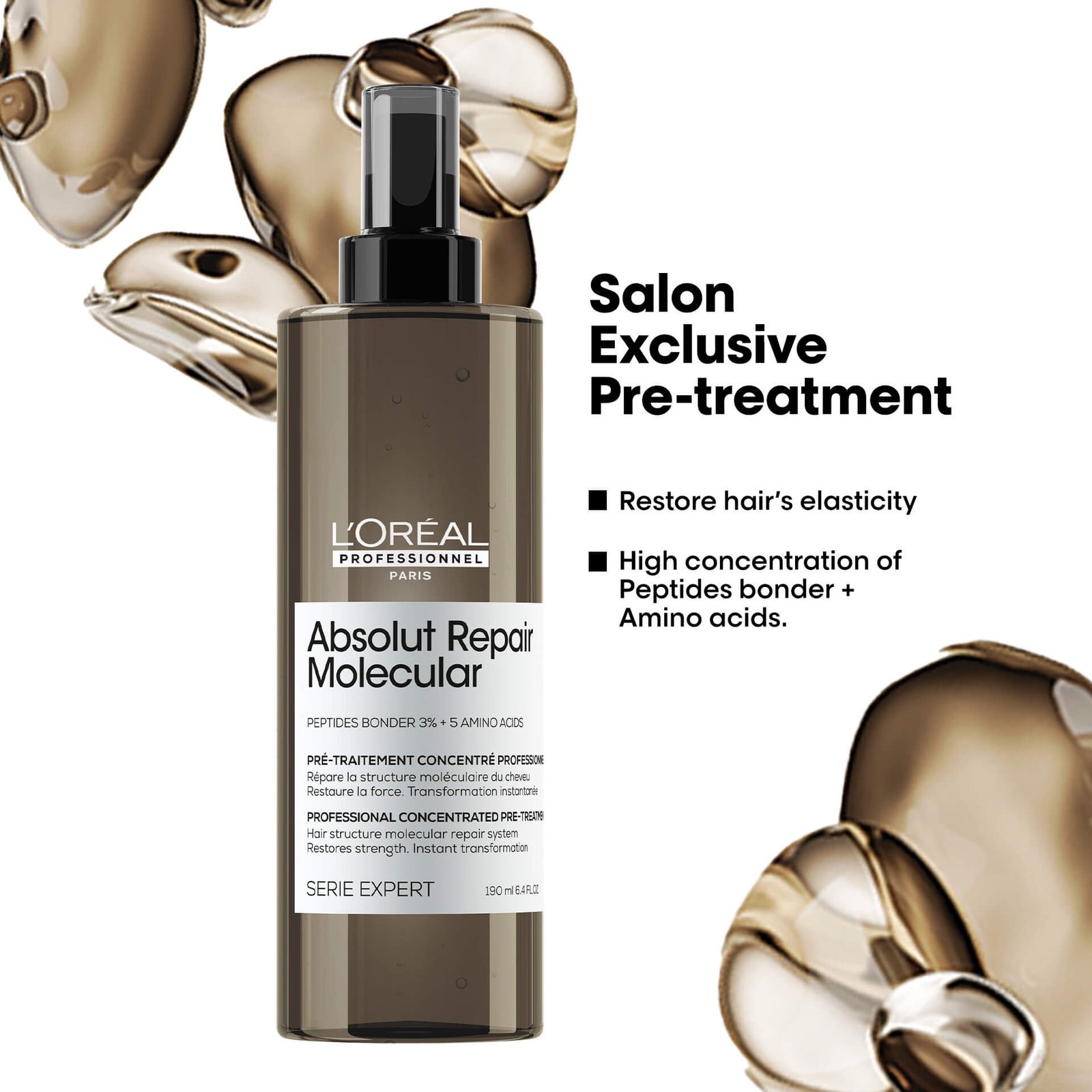 Loreal Absolut Repair Molecular Pre-Treatment 190 Ml - 68325