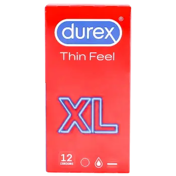 DUREX THIN FEEL XL 12 CONDOMS - 65423