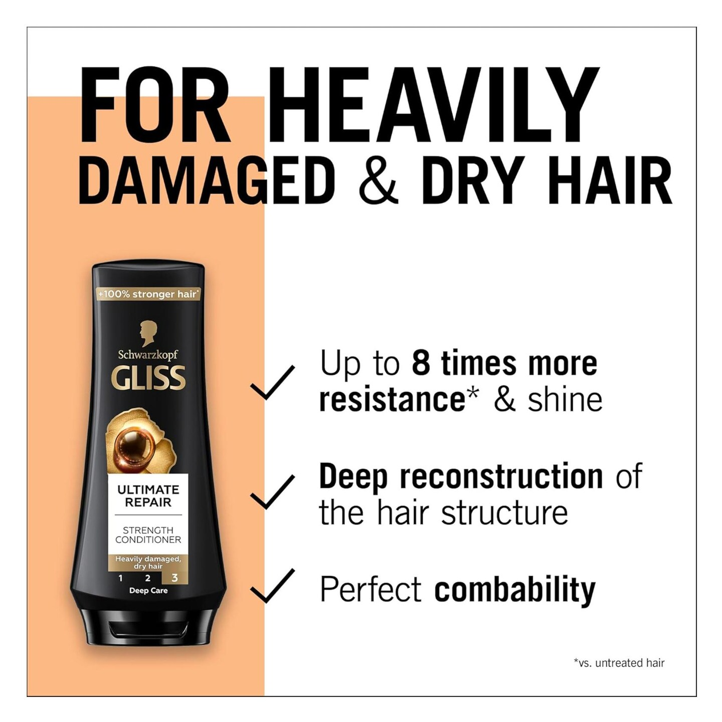 Schwarzkopf Gliss Ultimate Repair Conditioner 360 Ml - 68454