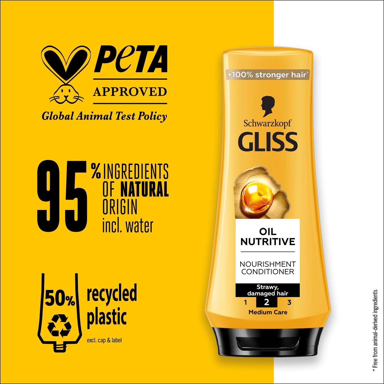 Schwarzkopf Gliss Oil Nutritive Conditioner 360 Ml - 68485