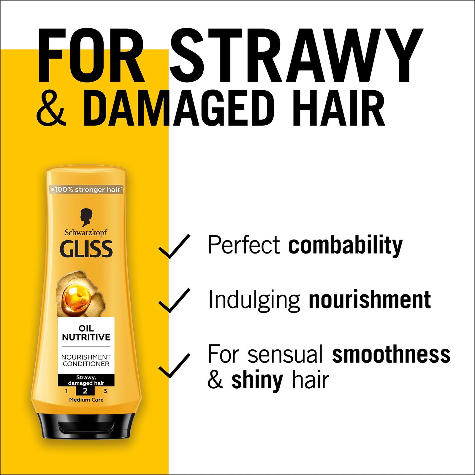Schwarzkopf Gliss Oil Nutritive Conditioner 360 Ml - 68486