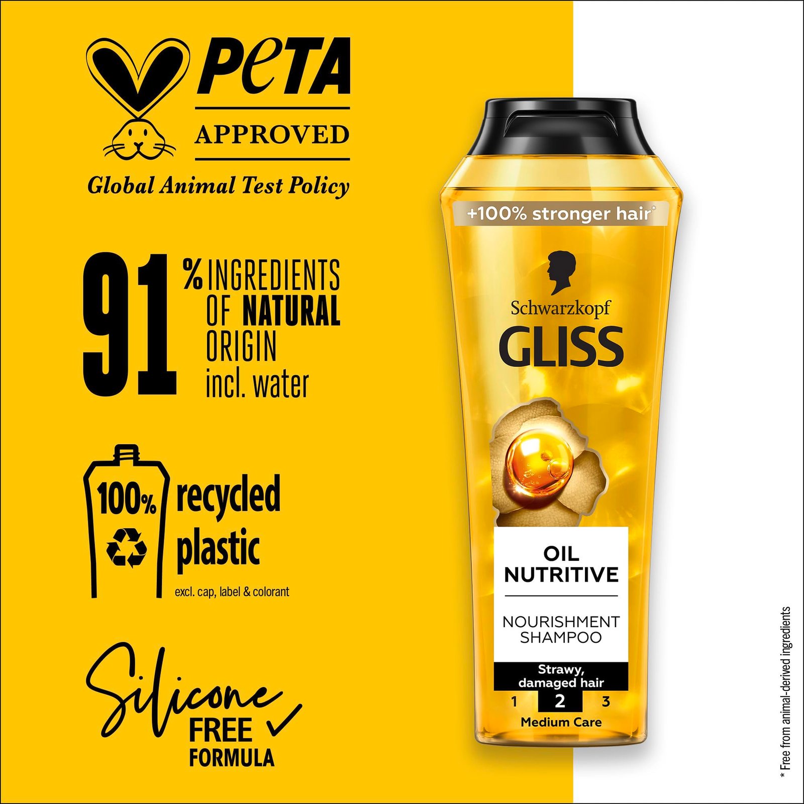 Schwarzkopf Gliss Oil Nutritive Shampoo 400 Ml - 68482