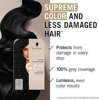 Schwarzkopf Creme Supreme 1-0 Natural Black - 68576