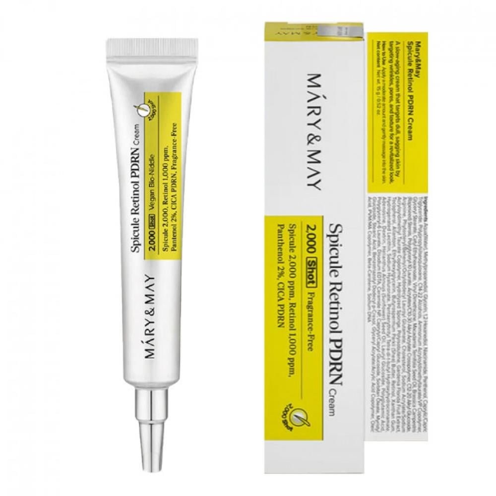 MARY & MAY SPICULE RETINOL PDRN CREAM 2000 SHOT 15 G - 65696