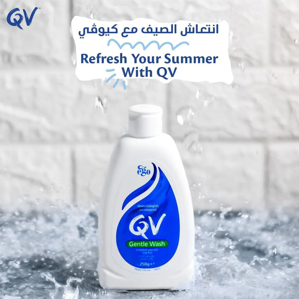 Qv Gentle Wash For Sensitive Skin 250 G - 68583