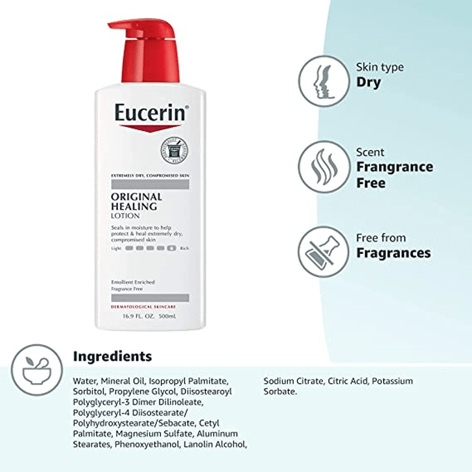 Eucerin Original Healing Lotion 500 Ml - 68733