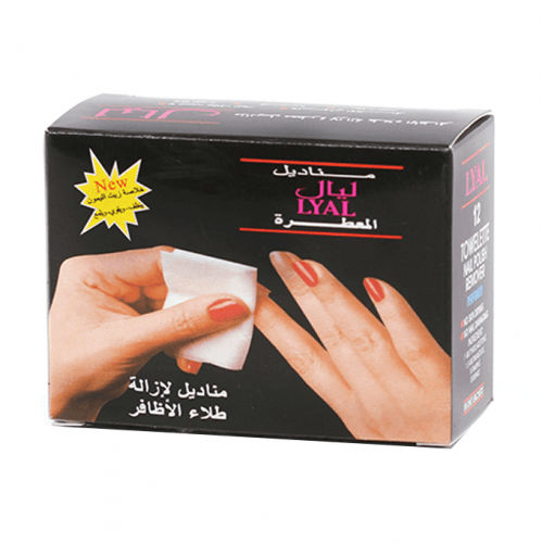 LYAL NAIL POLISH REMOVER 24 TOWELETTES - 65694